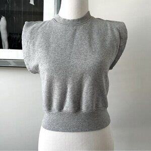 Aritzia Wilfred Free Sleeveless Sweat Shirt Top